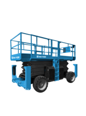 Подъемник самоходный дизельный ножничный с выдвижными платформами SKYER DPL1436